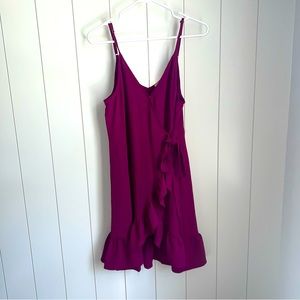 NWT Larkin ruffle wrap dress